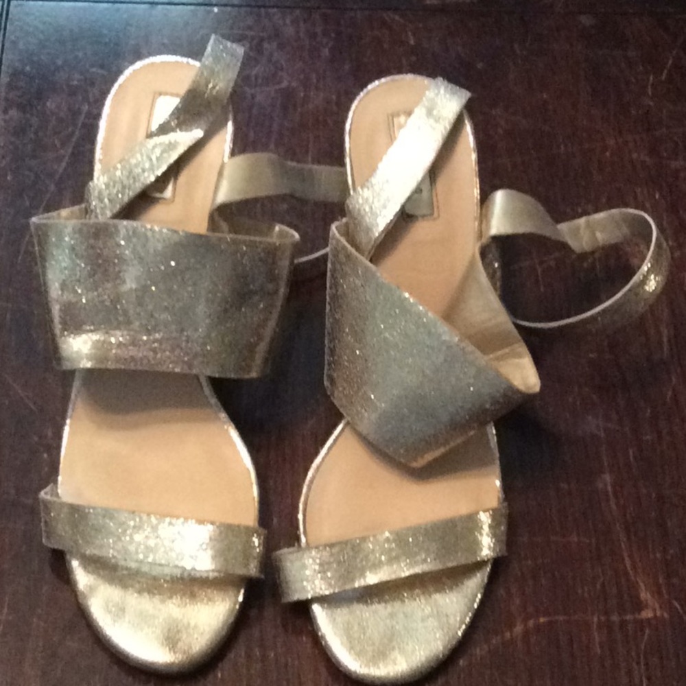 Gold heels